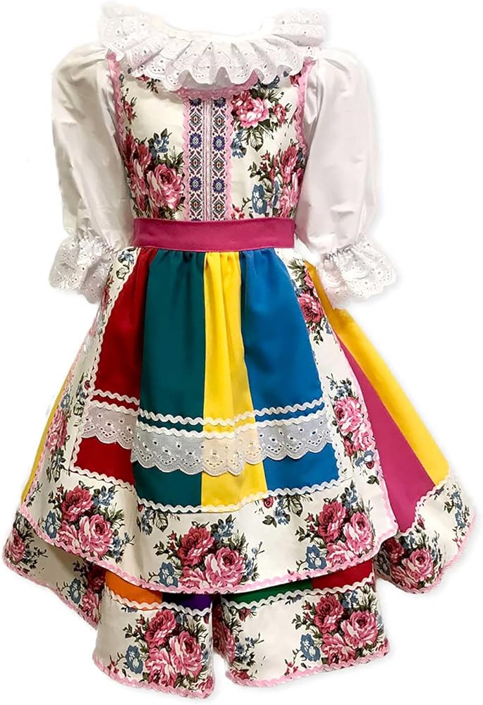 white christmas dresses 1933 Color Print Lowicz Poland Wedding Traditional Dress Bridge Groom NGMA3