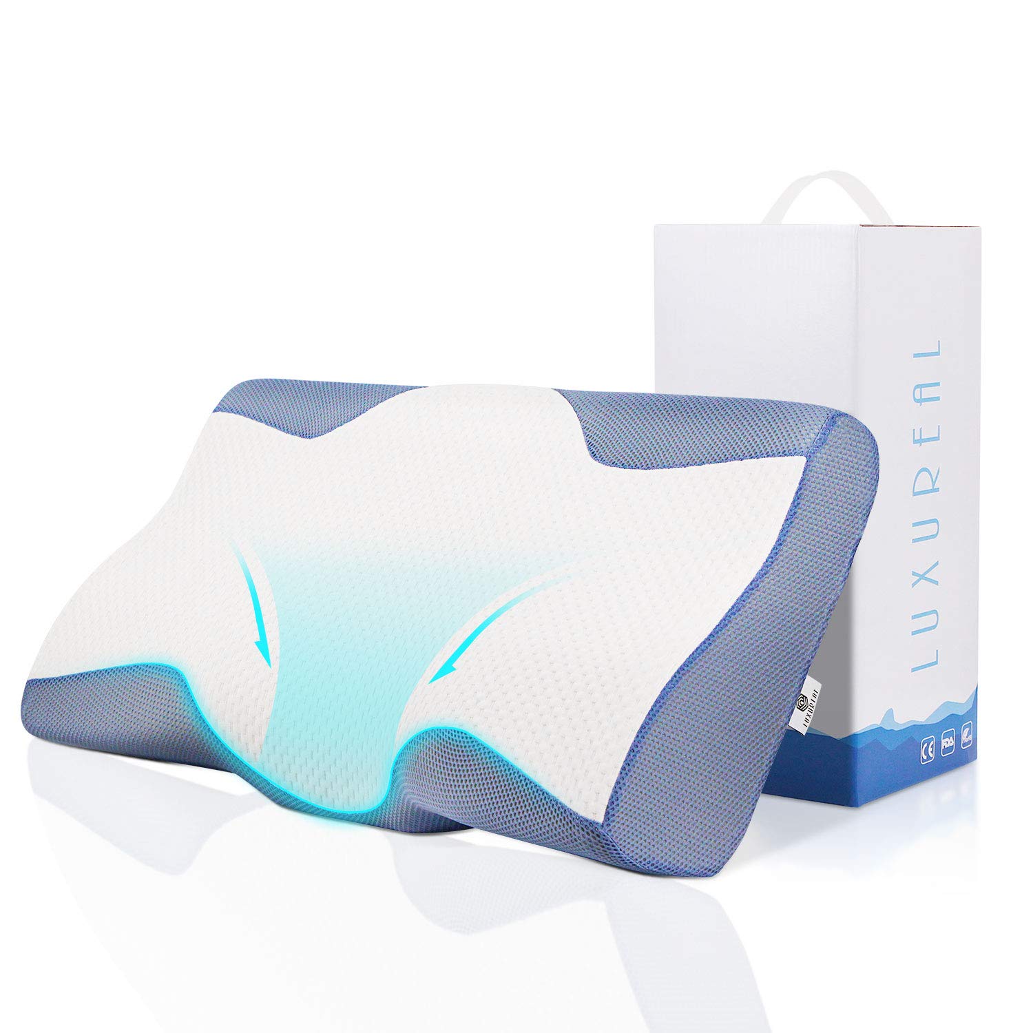 Buy Faireach Memory Foam Pillow, Cervical Neck Pillow for Side Back