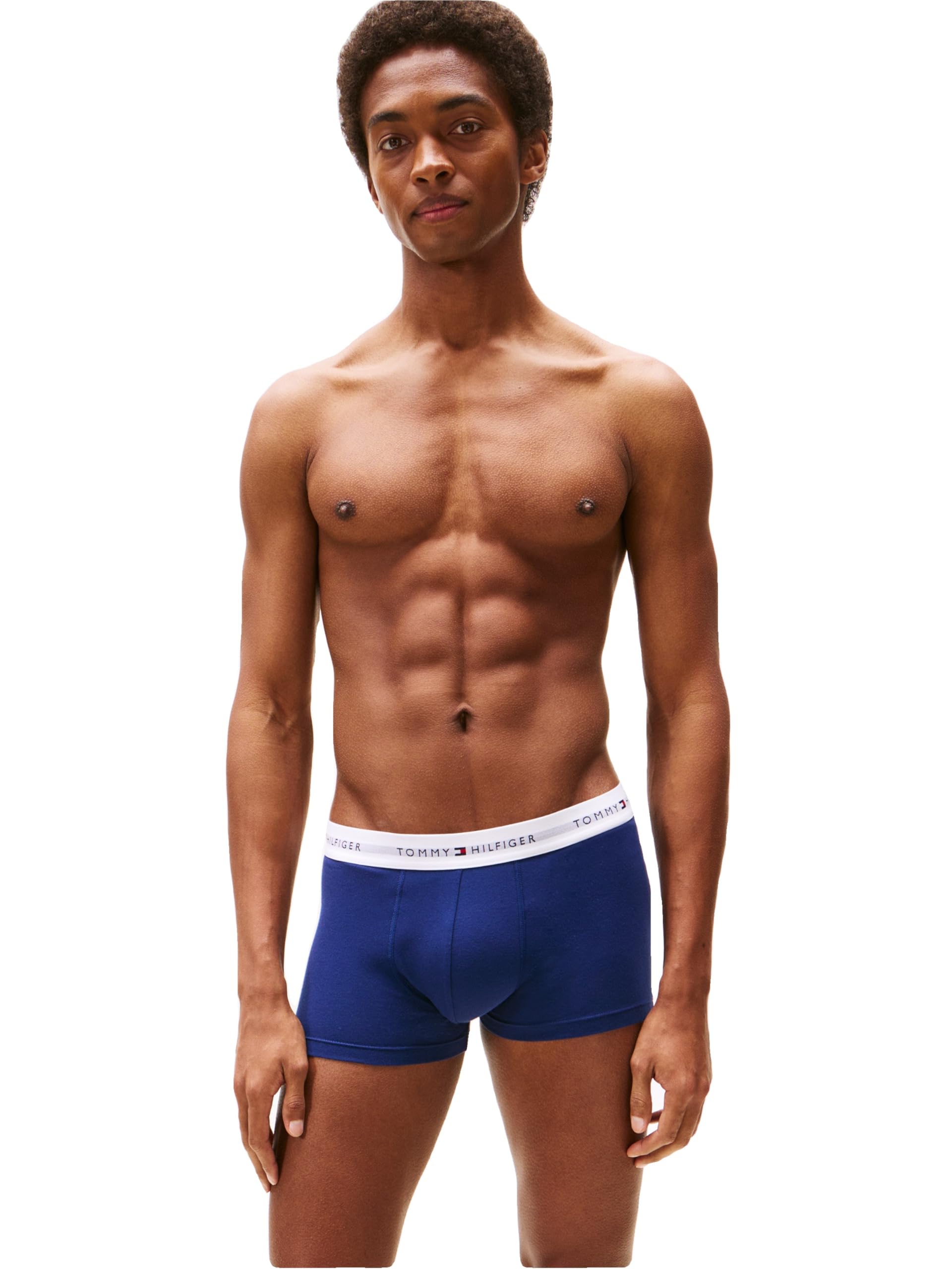 Tommy Hilfiger Boxers Lot de 3 Homme - Design Classique, Multicolore