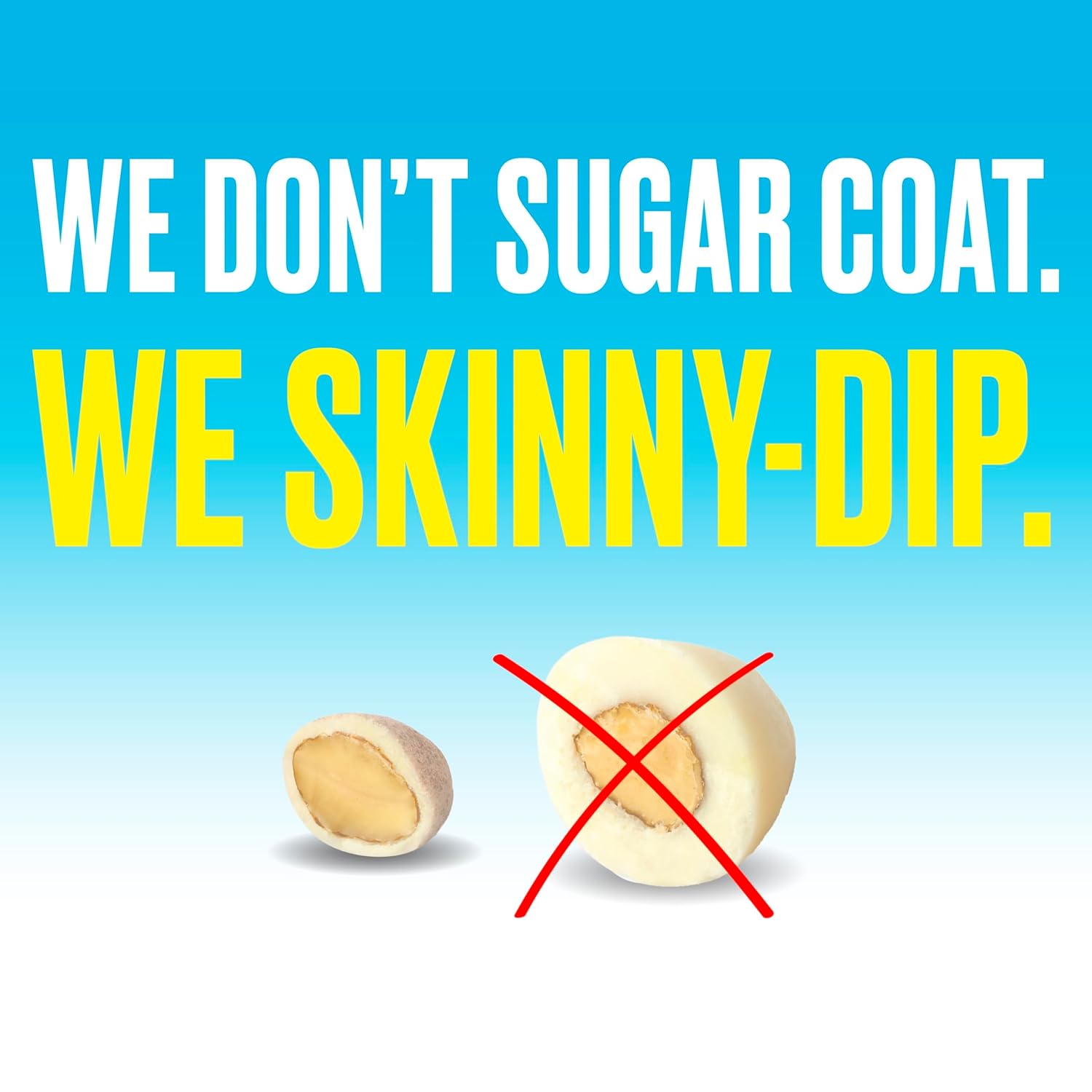 SkinnyDipped Lemon Bliss Almonds, Mini Snack Packs, Chocolate Covered Almonds, Low Sugar, Gluten Free, Healthy Snack, 24 Count