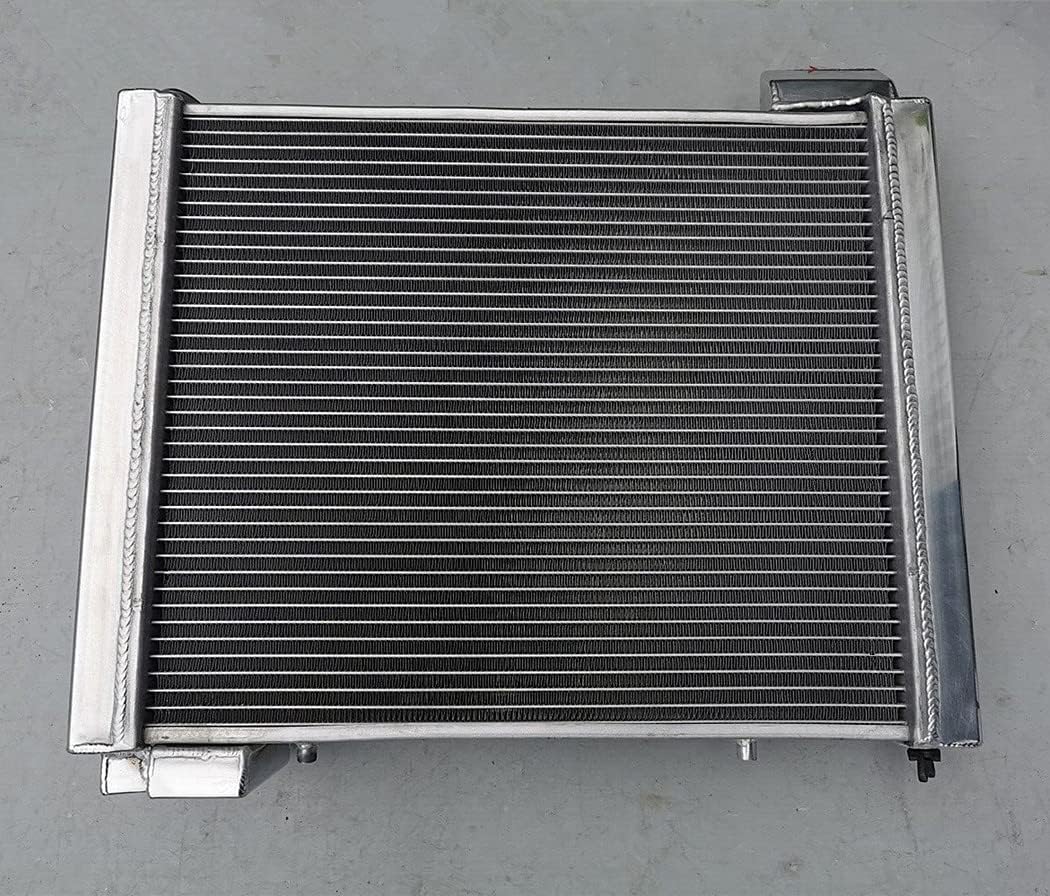 3 Core Full Aluminum Radiator +16" Fan for 1961-1962 Chevy Chevrolet Corvette MT 61 62