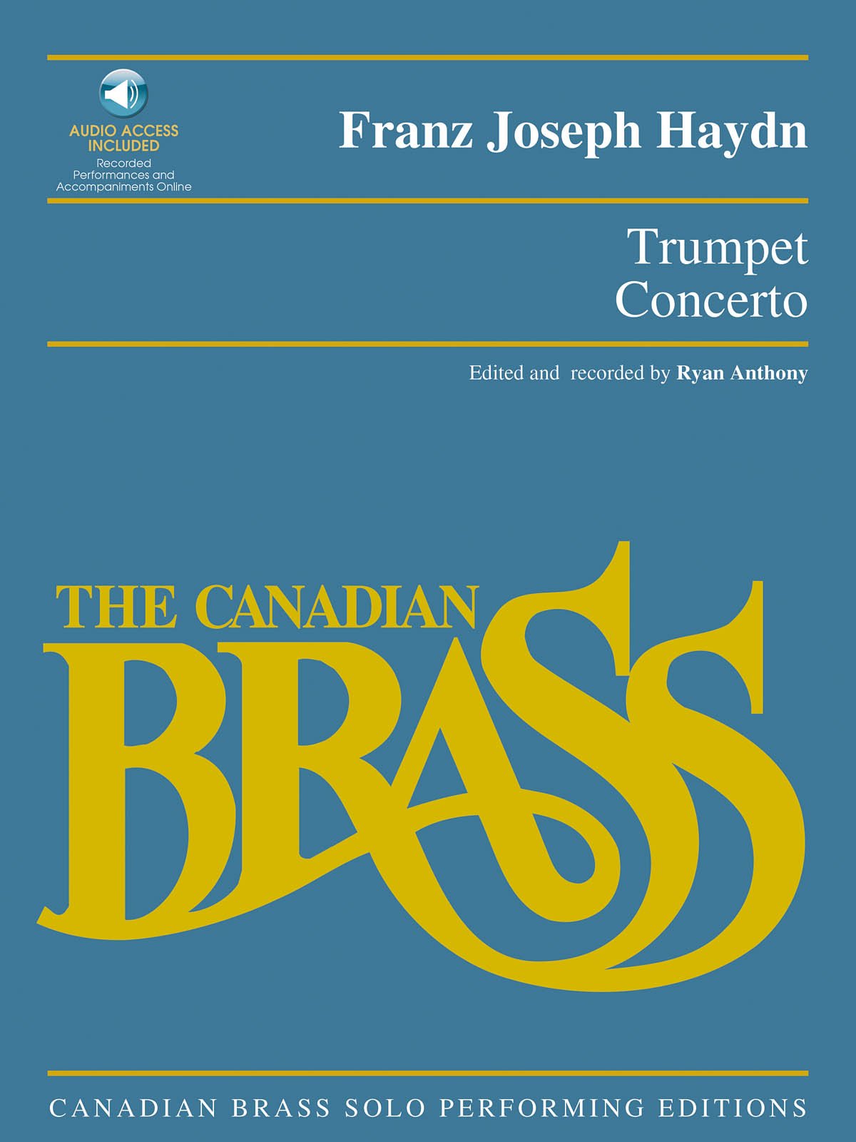 Concerto pour trompette avec partition et enregistrements audio en ligne pour musiciens