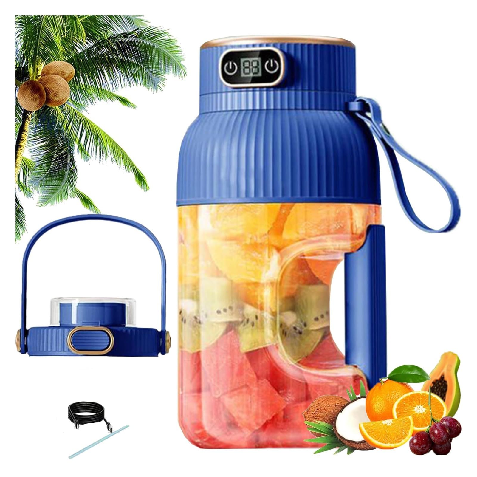 Presse-agrumes portable USB multifonction pour préparer vos jus frais