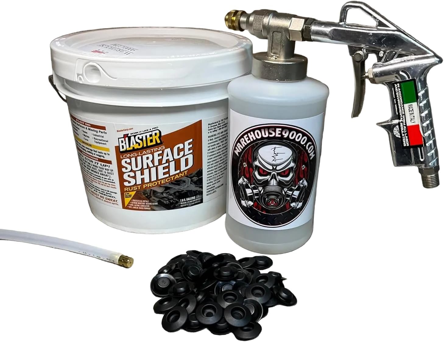 PB Blaster Amber Pro Undercoating Gun - 360* Wand Kit (1 W Quart Bottle)