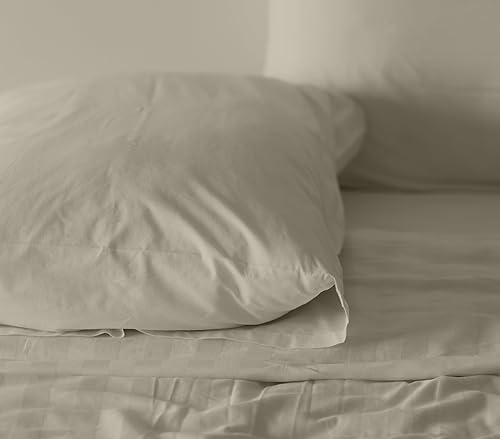 Miniatura 9 de RUVANTI 100% Cotton Sheets  Queen Size Percale Bedding, Cooling & Breathable, Durable with a Crisp, Soft & Comfortable Feel, 16" Deep Pocket,