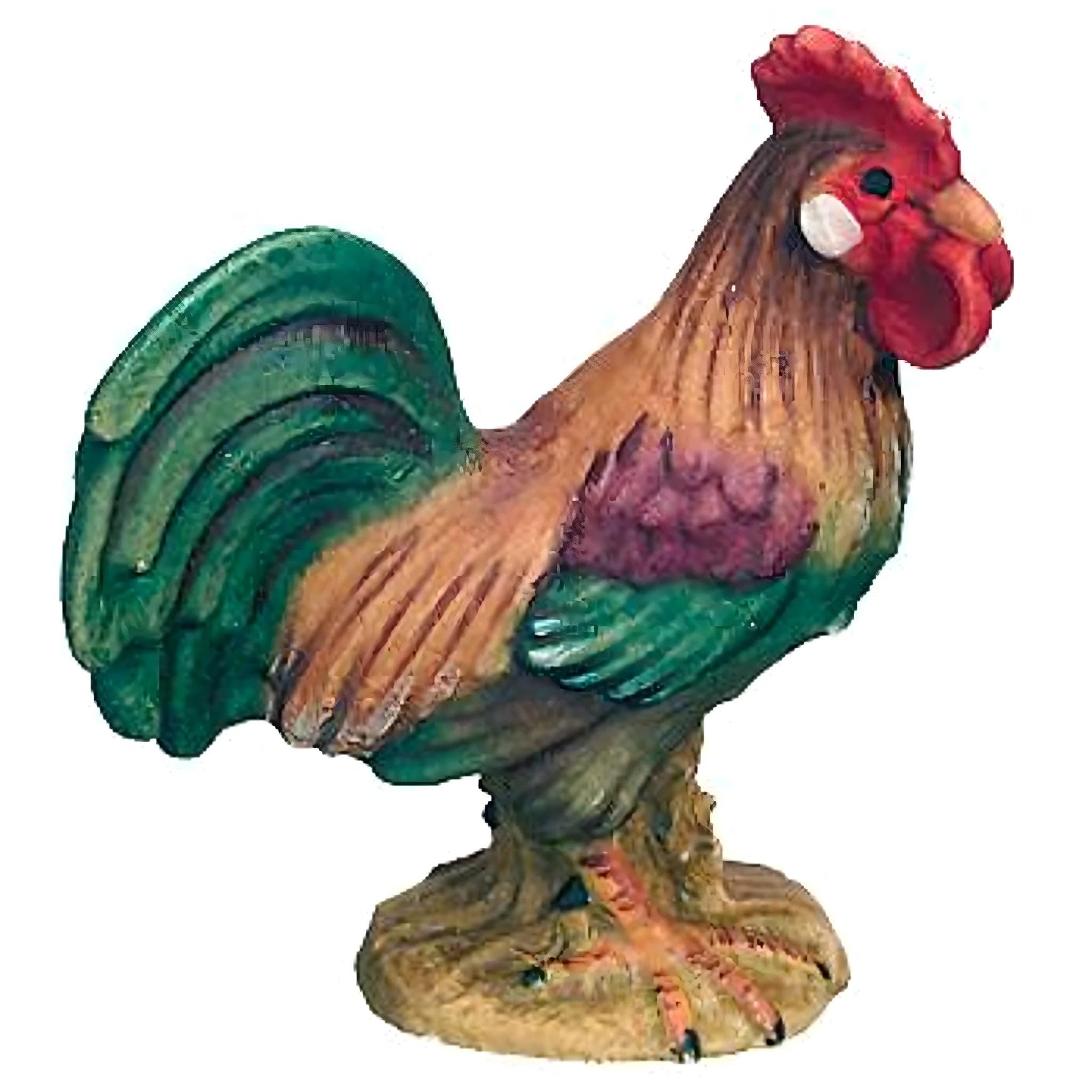 Dolfi | Maple Wood Rooster 10 cm | Natural Wood in Val Gardena | Nativity Scene and Nativity