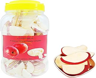 Freeze Dried Apples, Apples, Freeze-Dried Fruits, Pure Fruits, Dehydrated Snacks -170g/6oz (1 Can) Unsweetened, Used For Grains, Cakes, Baking