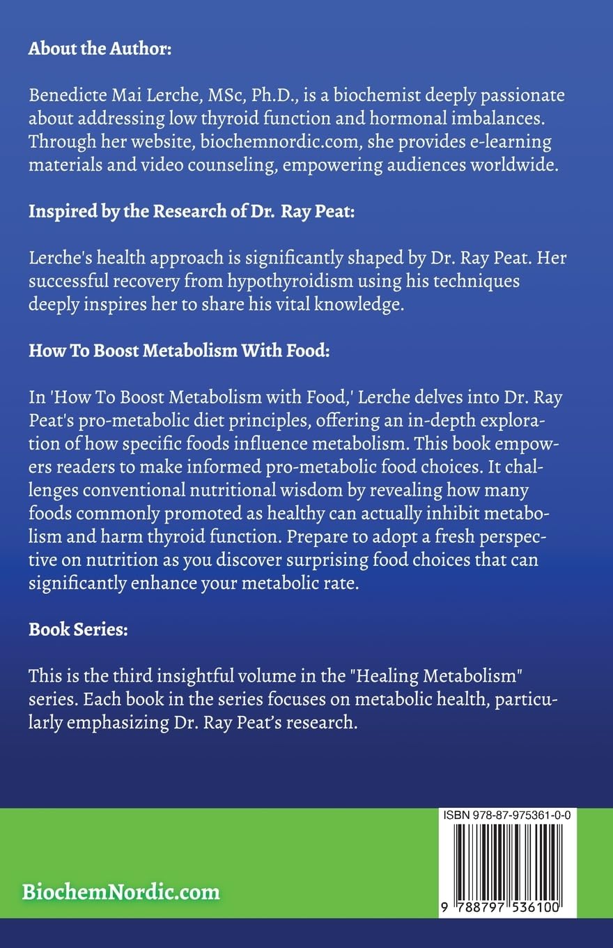 How To Boost Metabolism With Food: The Ray Peat Diet for Thyroid Health and Fast Metabolism