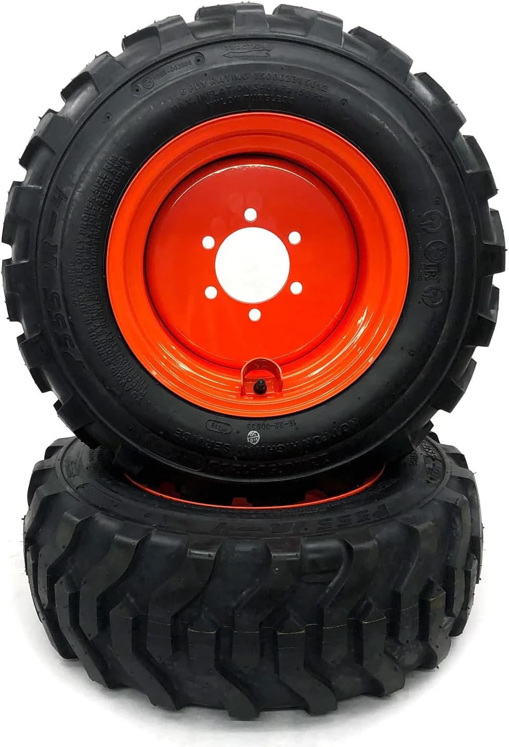 (2) Industrial Tire Assemblies 23x8.50-12 Fits Kubota 6C300-50310