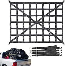 carga bagageiro teto | 4" x 4" Bungee Cargo Net Para Cama Caminhão - A carga se estenaté 12 'x 18' para cama caminhão, cama coleta, reboque, porta-malas, Shrigm