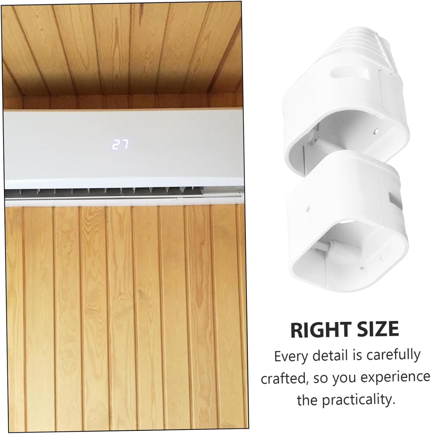 Cabilock 4-Pack Cover Air Conditioning Duct Protective Cover Central Air Conditioner Accessory