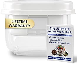 Ultimate Yogurt Strainer, Make Delicious, High Protein, Greek Yogurt, 70% Less Sugar & Lactose, Fine Mesh Nylon Greek Yogurt Maker, 100% BPA-Free & Dishwasher Safe with Large 2.3 Quart Capacity