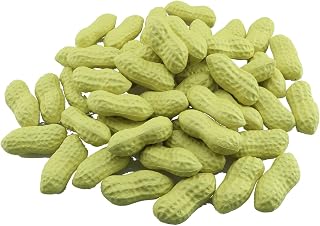 50pcs Artificial Peanut Plastic Lifelike Simulation Peanuts Fake Food for Home Kitchen Decorations