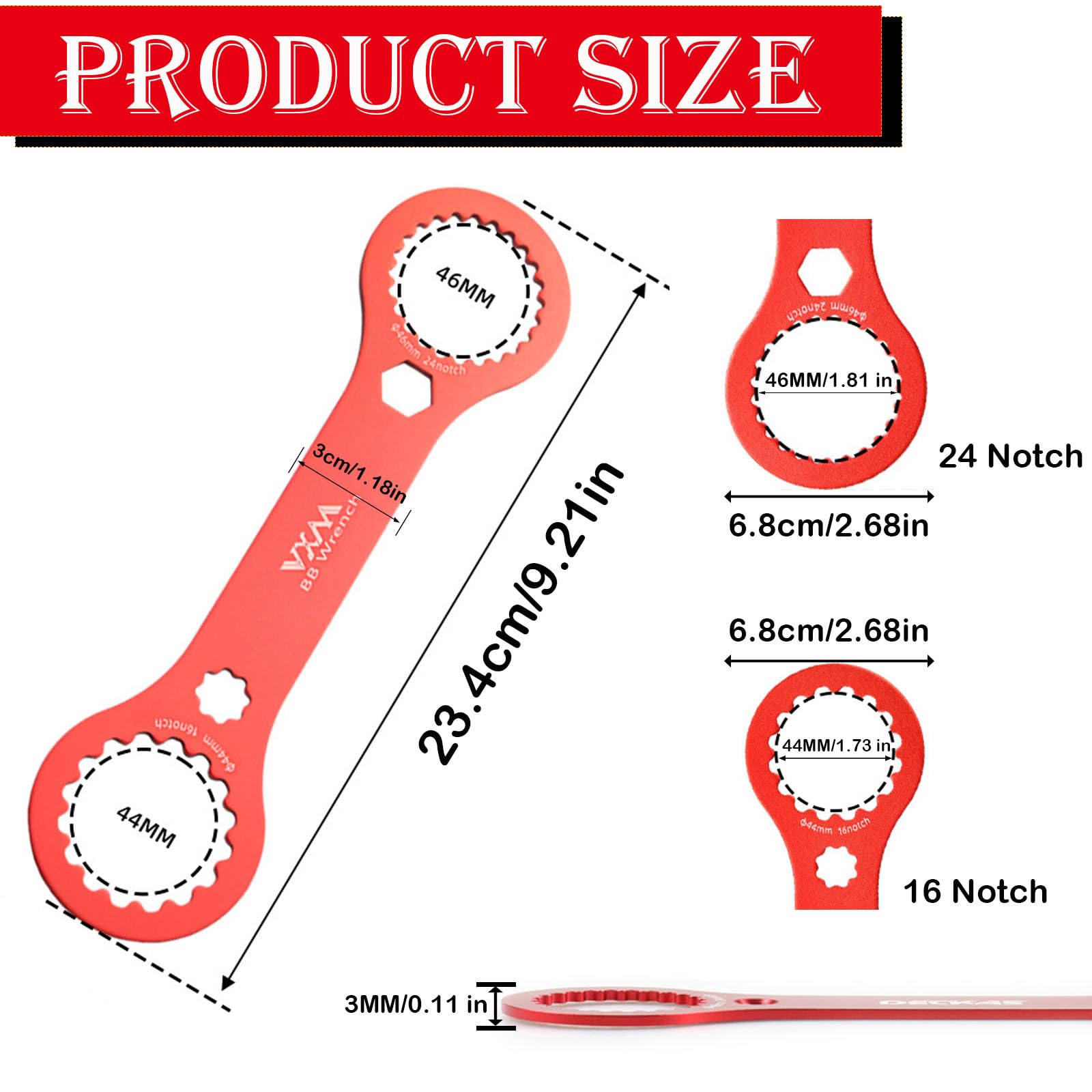 Llave Para Pedalier De Bicicleta, Herramienta De Bloqueo Centerlock Multifunción - Compatible Con DUB, TL-FC32, TL-FC25, TL-FC24, Ideal Para Reparación Y Mantenimiento De Bicis
