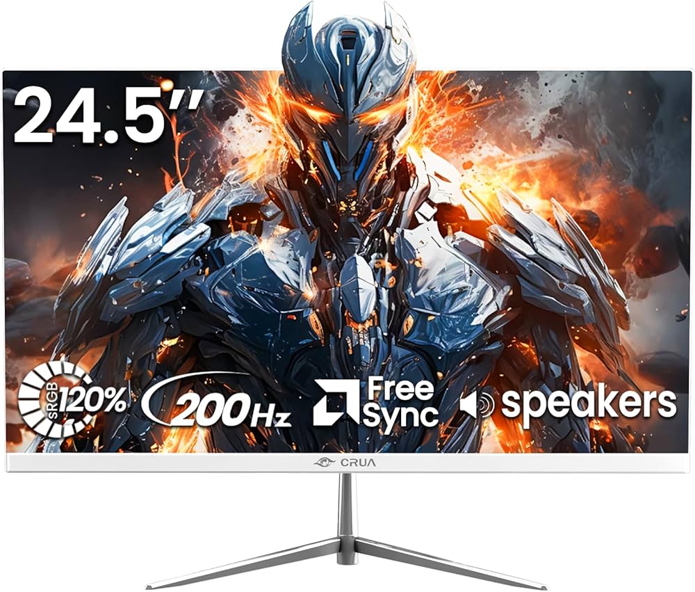 Amazon.co.jp: CRUA ゲーミングモニター 24.5インチ PC モニター 200Hz