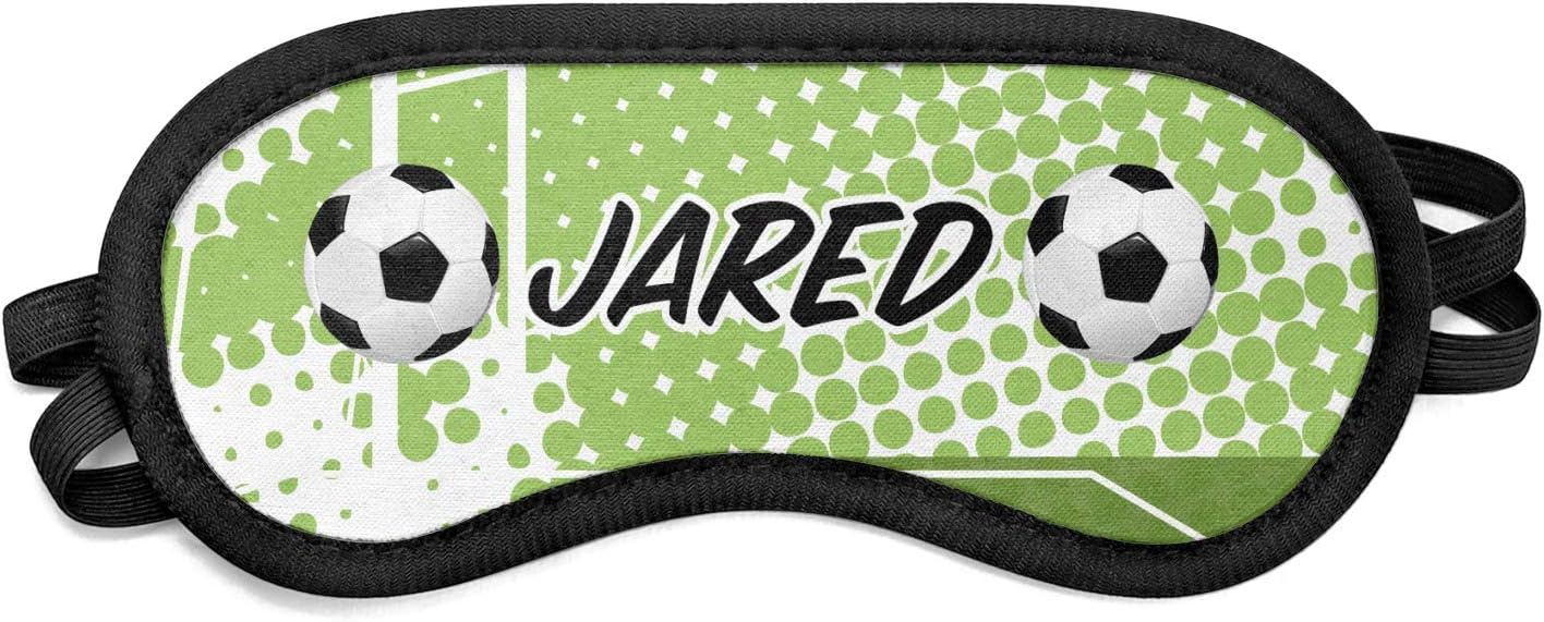 Personalized Soccer Sleeping Eye Mask – Small