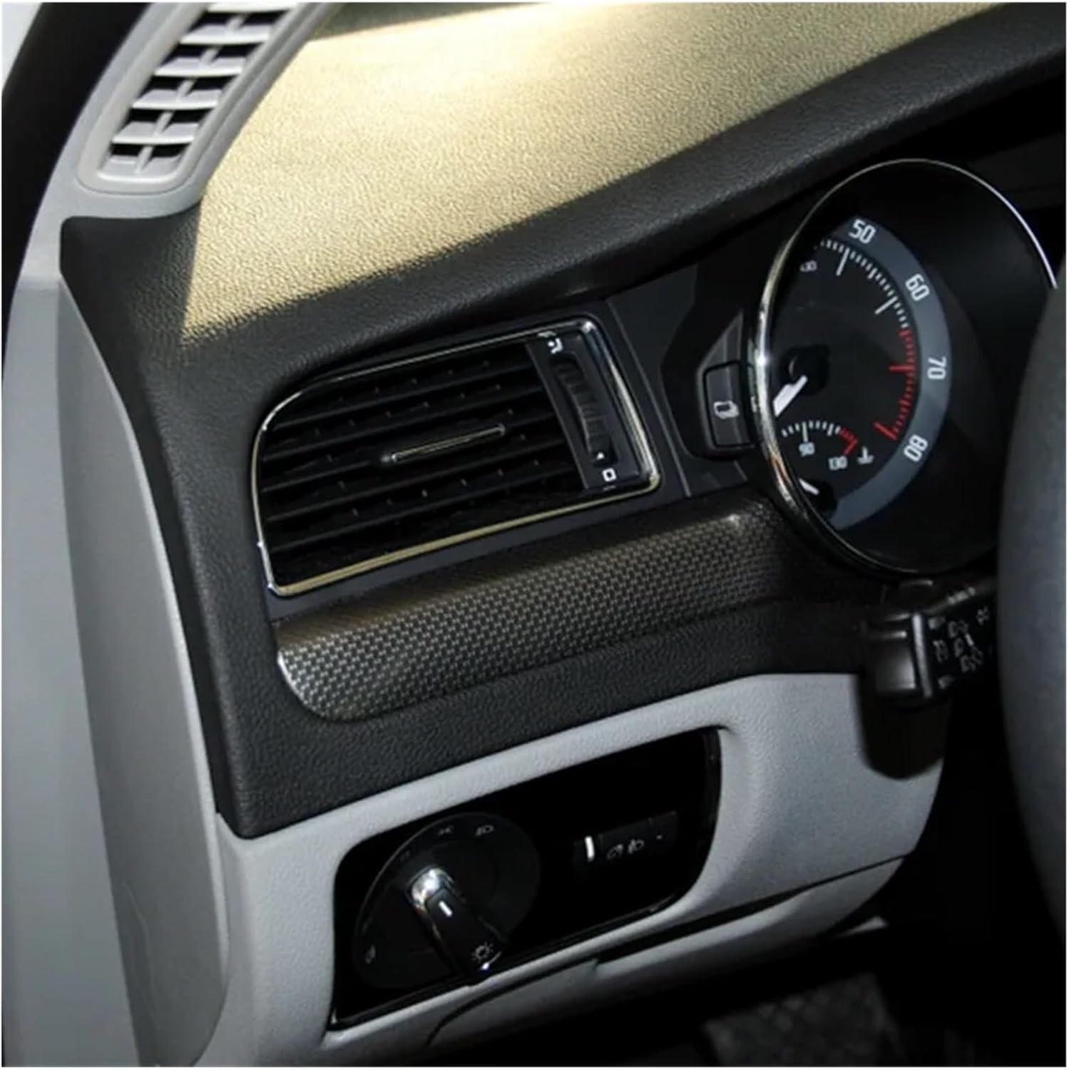 Middle Air Conditioning Outlet Dashboard Air AC Vent Ventilation Compatible For Skoda Superb II Replacement Car Ac Vent(Middle)