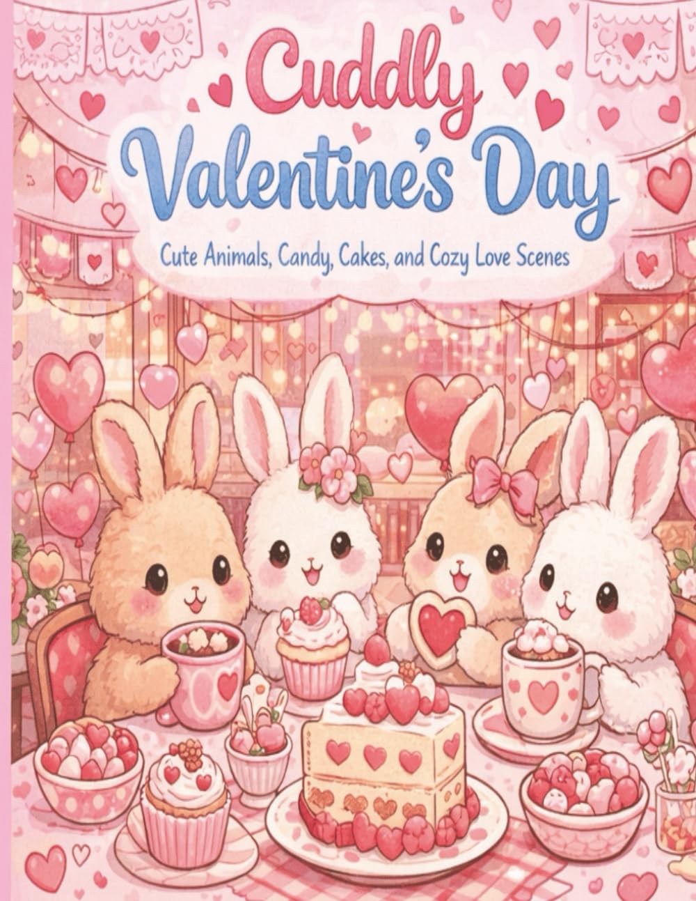 Cuddly Valentine's Day: A Cozy Valentine's Day Coloring Book (Cute and Cozy Kid's Coloring Corner)