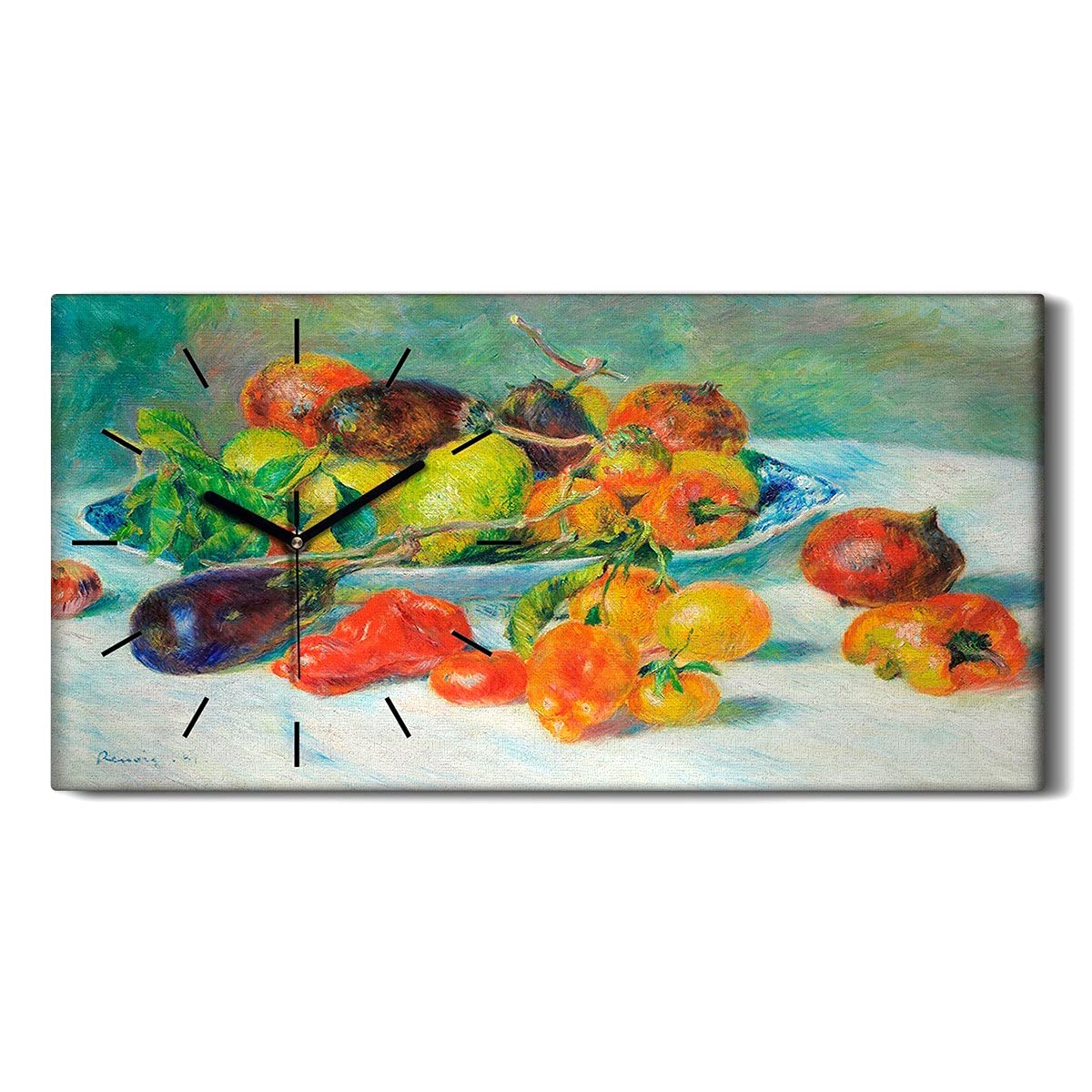 Horloge sur Toile sans Bruit pour Chambre et Salon