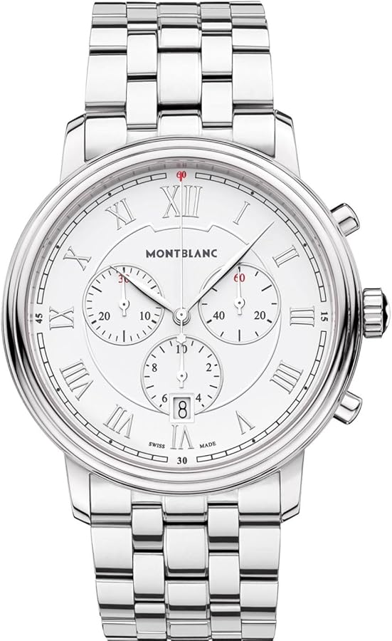 Amazon.co.jp: MONTBLANC TRADITION スチールコレクション 42mm クロノ