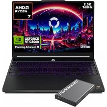 Lenovo Legion 5a 2026 Gaming Laptop, Ryzen 7 250, NVIDIA GeForce RTX 5060