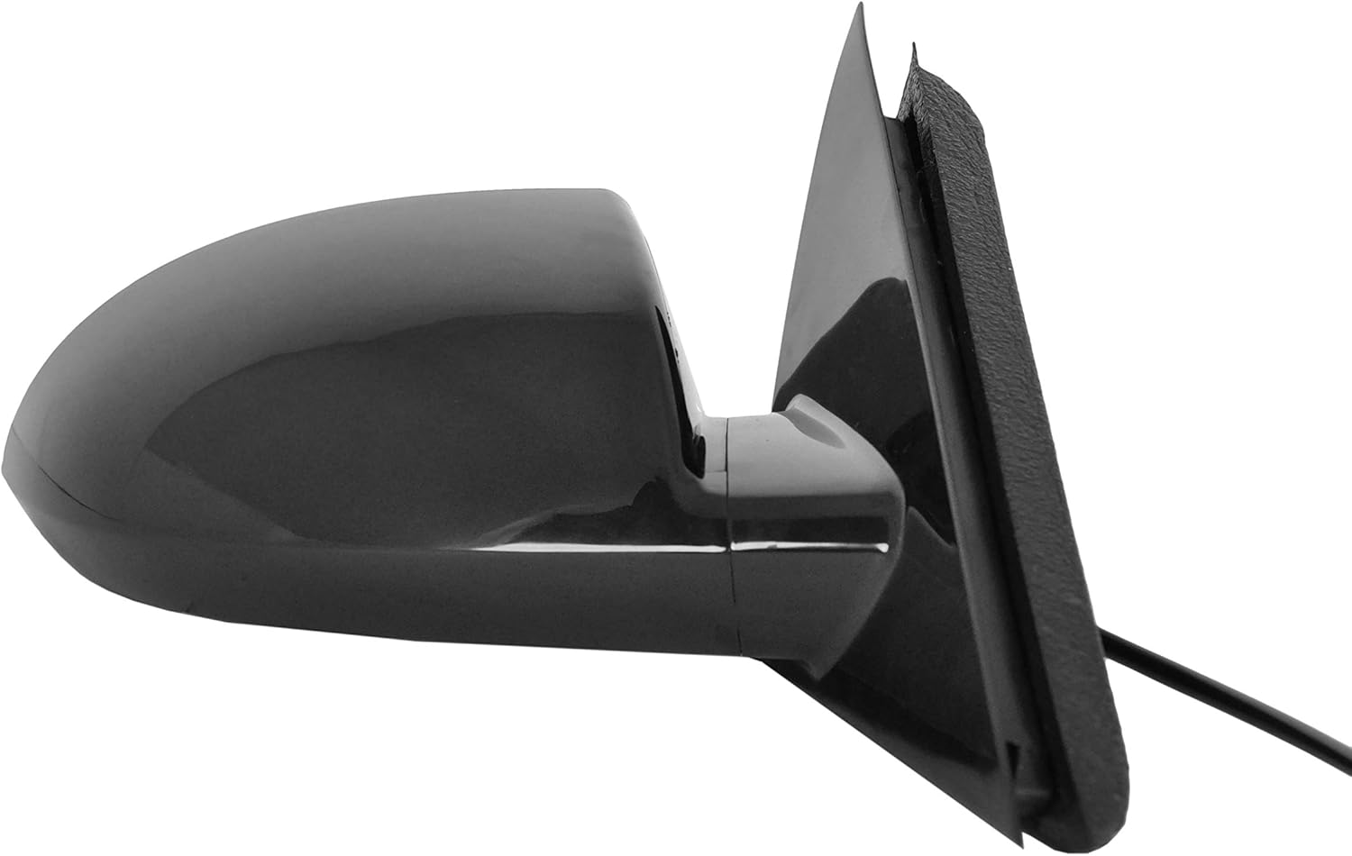 Dependable Direct Right Passenger Door Mirror & Side View fits Chevy Impala (2006-2013) & Impala Limited (2014-2016) - Unpainted, Power Operated, Non-Heated, Non-Folding; GM1321306 - Right Side Mirror