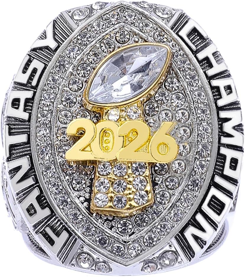 2026 Fantasy Football Championship Ring Trophy Award for Fantasy Football League Winner