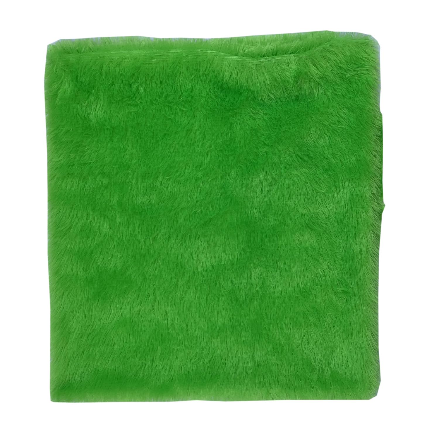 Frilt Super Soft Green Fur Fabric for Photoshoot, Soft Toys, Costume, Decoration and Dress Making (60+ Inch Width Pana) (1 Meter)-image-35