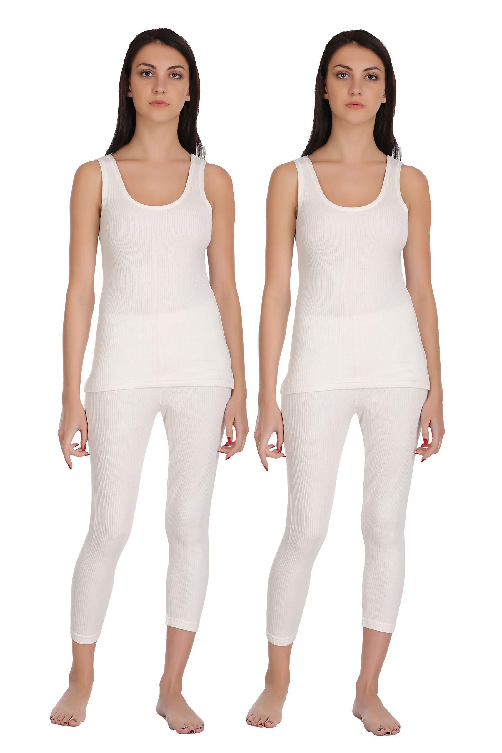 Women Poly Cotton Thermal Top and Pyjama Set (Pack of 2 Set)-image-21