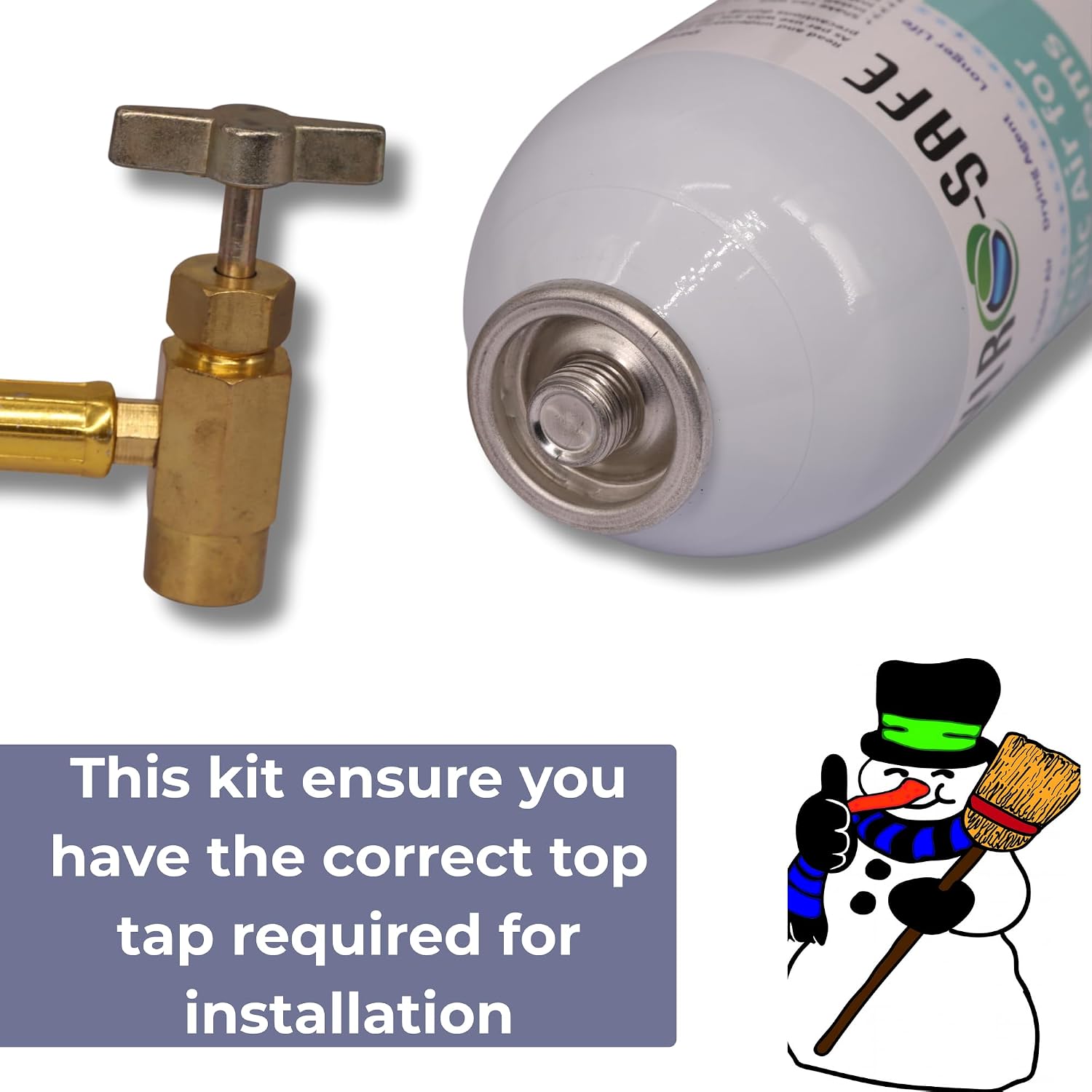 ENVIRO-SAFE Arctic Air for R12 Systems, Piercing Style Top, A/C Support + Moisture Remover, 2 Cans (Cans Only)