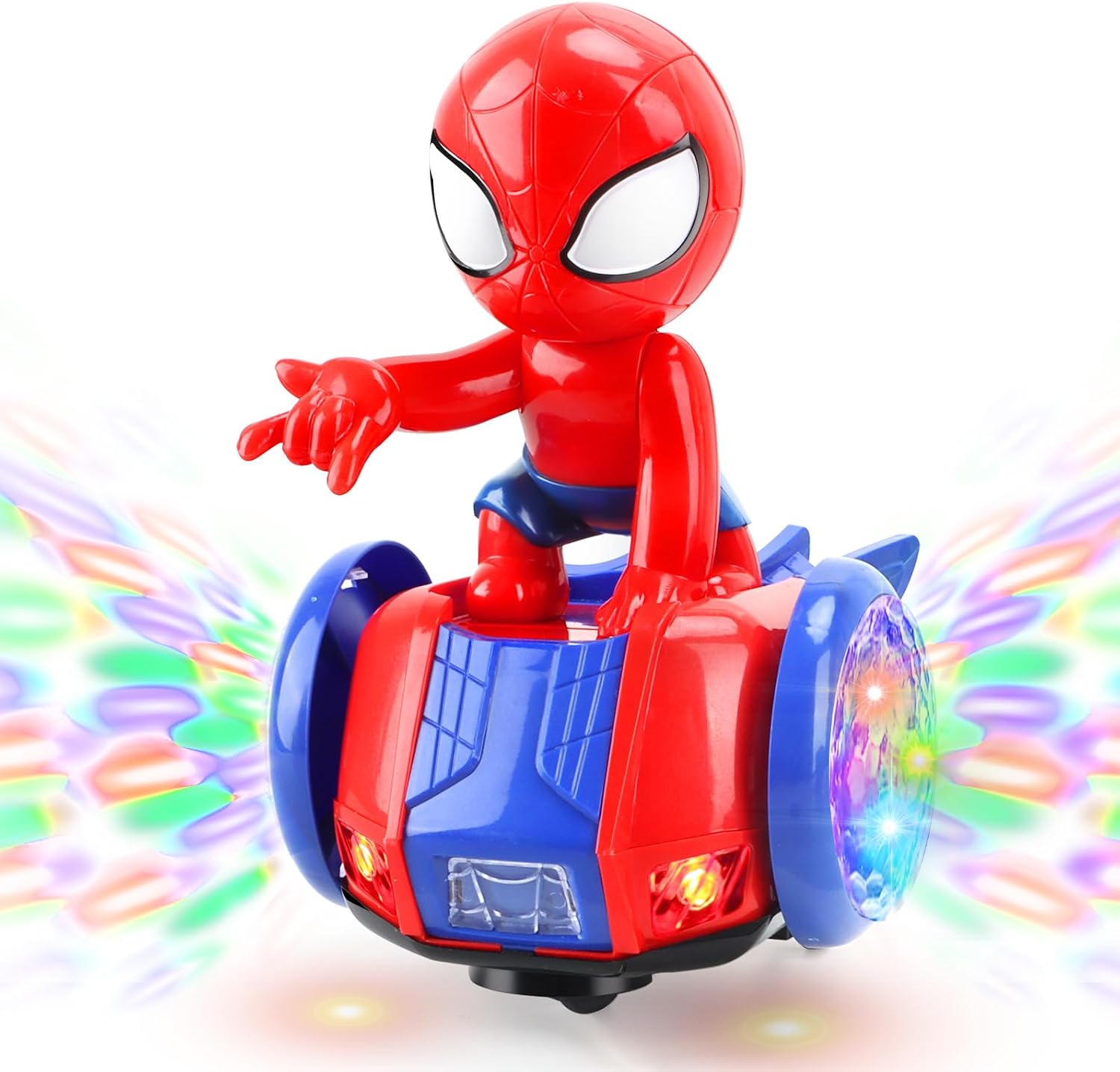 YOTOY Dancing Robot Spider Car Toys for Kids Boys, Gift, Ages 3+ | Lights & Music, Automatic Steering, 360 Degree Flexible Rotation, Birthday Gift for Ages 3 4 5 6 7 8 Years Old