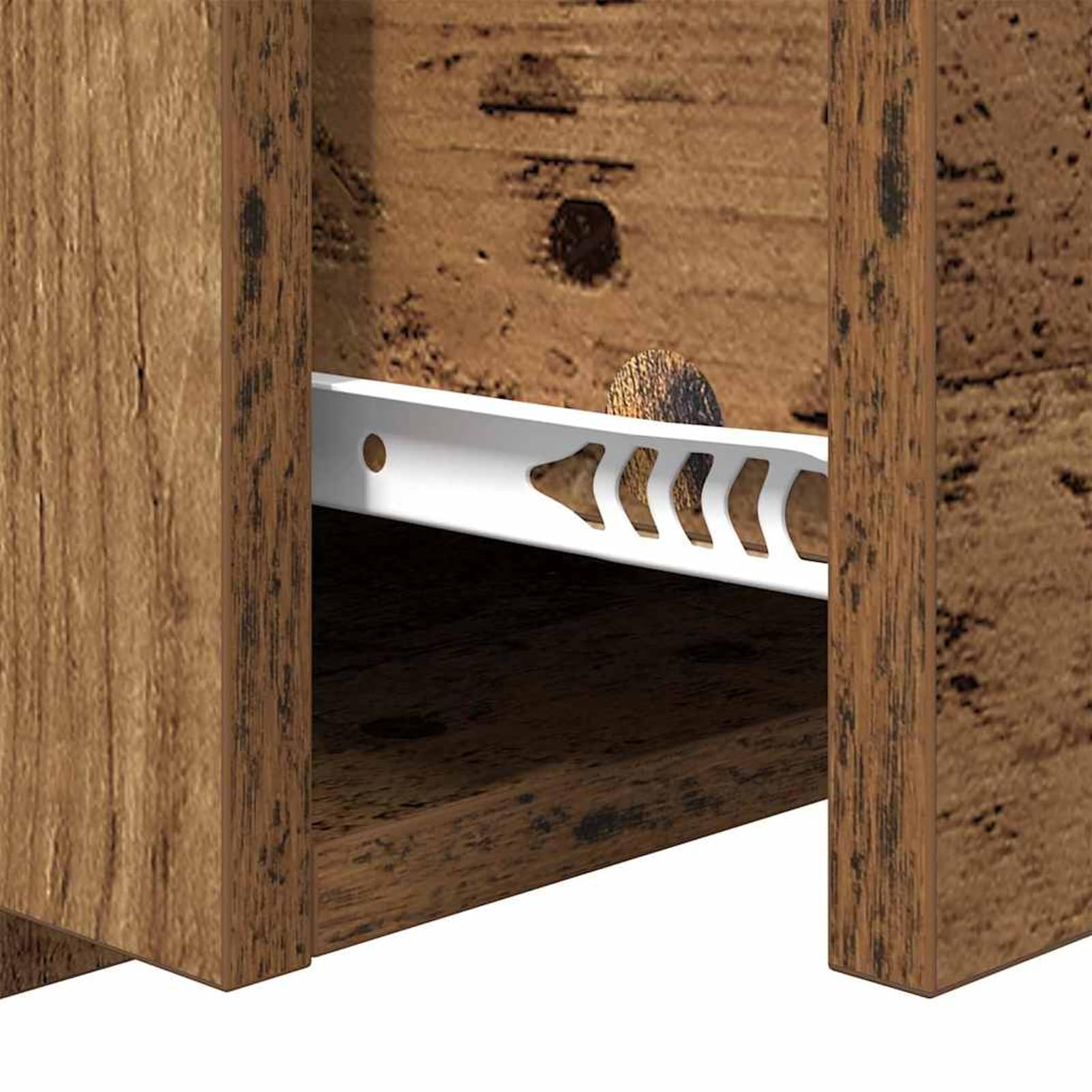 Nachttisch 2 pcs Altholz 50 x 32,5 x 80cm Holzwerkstoff,Einfache Montage & wischreinige Oberfläche,stabil & feuchtigkeitsbeständig – ideal für Schlafzimmer & Moderne Wohnzimmer