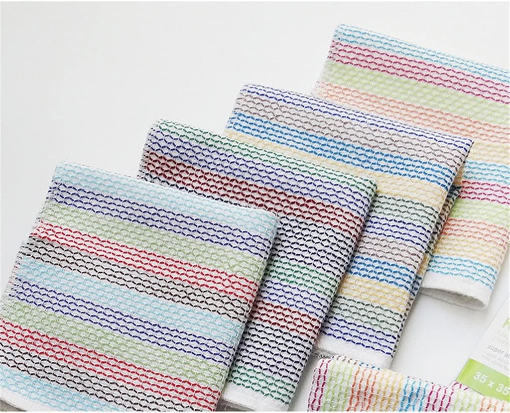 Kitchen Dishcloth Dish Cloth Hanging Absorbent Soft Cleaning Wiping Rags Home Kitchen Cleaning Cloths 4pcs
