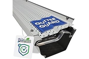 FlowGuard High Clearance Gutter Guards For Leaf Relief, 50-Year Warranty