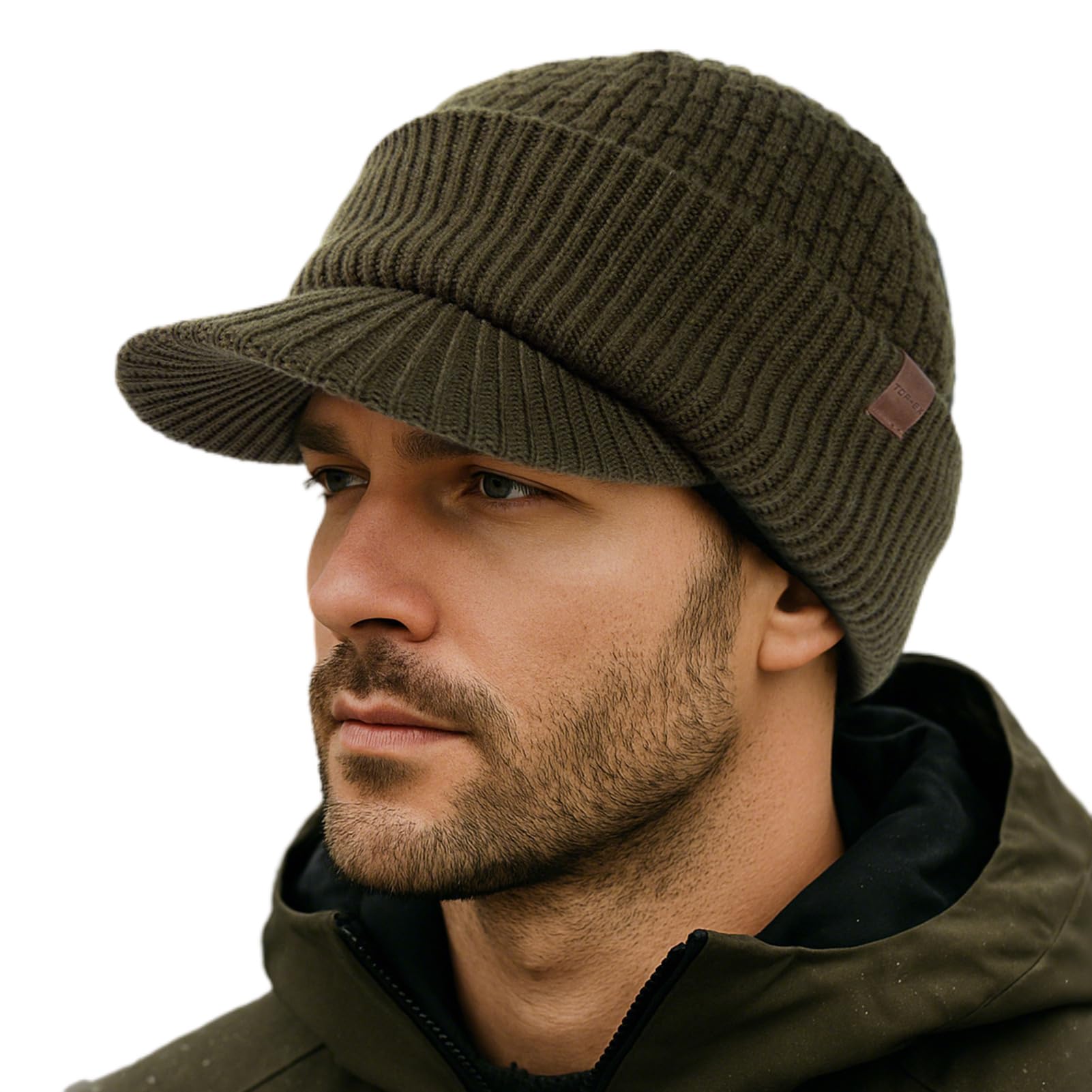 TOP-EX PolarWool Visor Beanie