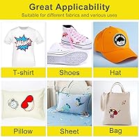 Vista 6 de Yamation Película de transferencia DTF: 13x19 pulgadas 100 hojas de acabado mate premium doble cara PET Papel de transferencia directa a película