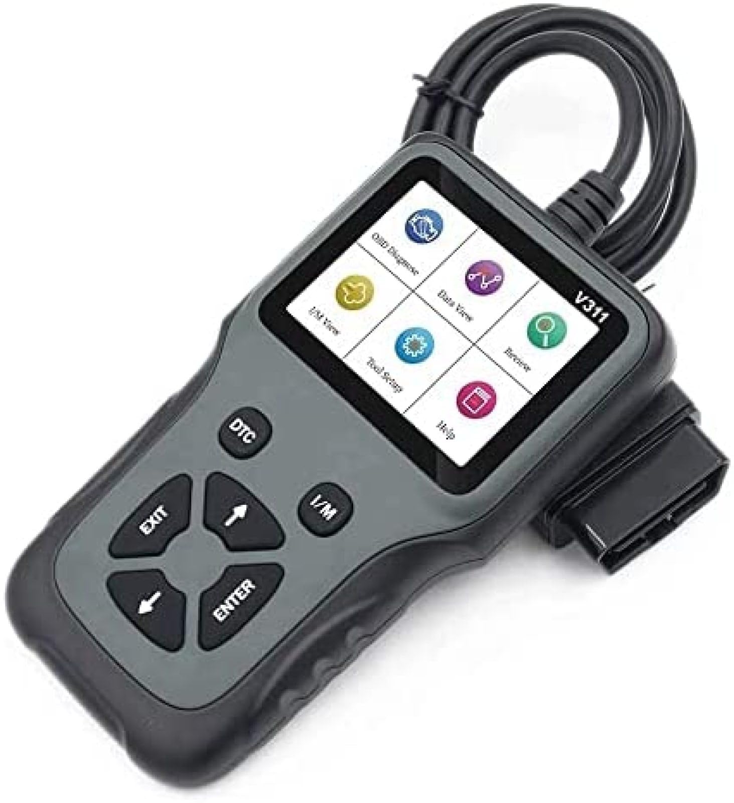 Scanner Diagnostic Auto Multifonction - Correction Kilométrage, Lecture Défauts Moteur/ABS, Compatible 150+ Véhicules