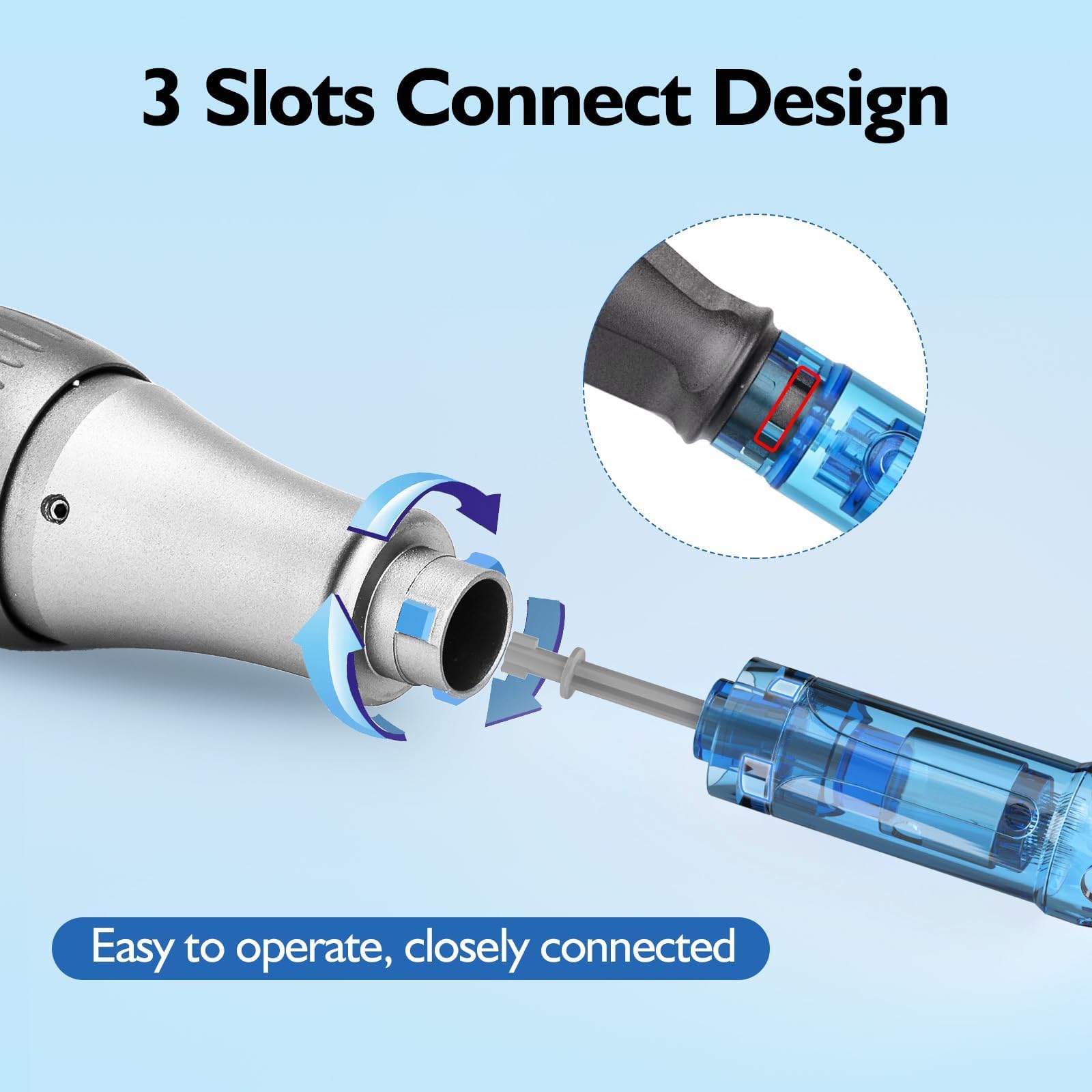 Dermapen M8S Cartucce 36 Pins, 10 Pezzi Microneedling Cartridges per Derma Pen Ultima M8S A8S A9, Punte di Ricambio Monouso Autentiche per Cartucce di Aghi per Microneedling Accessori (36 Pin, 10 Pcs)