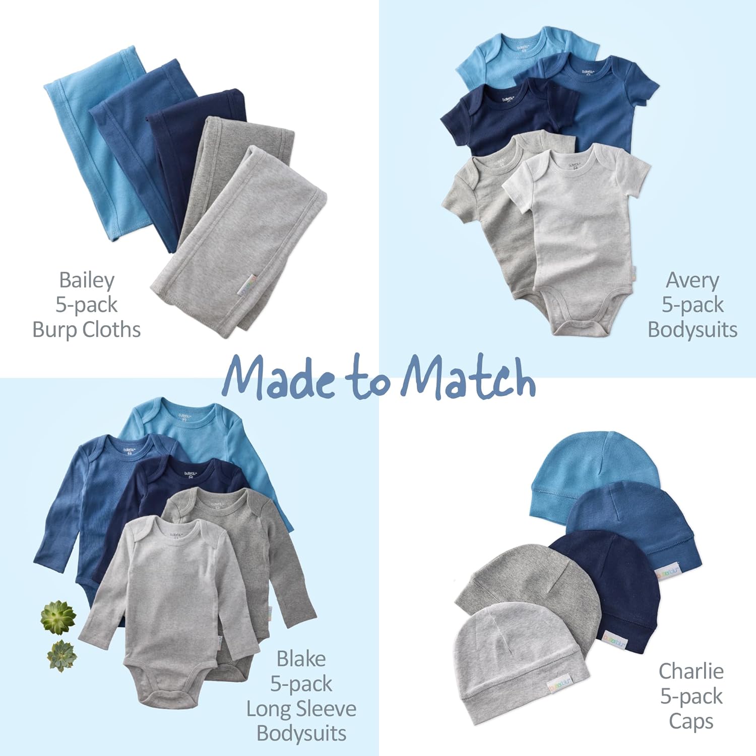 Unisex-Baby Harlowe 3-Pack Pants​ 100% Organic Cotton for Baby Boys & Girls - Image 4