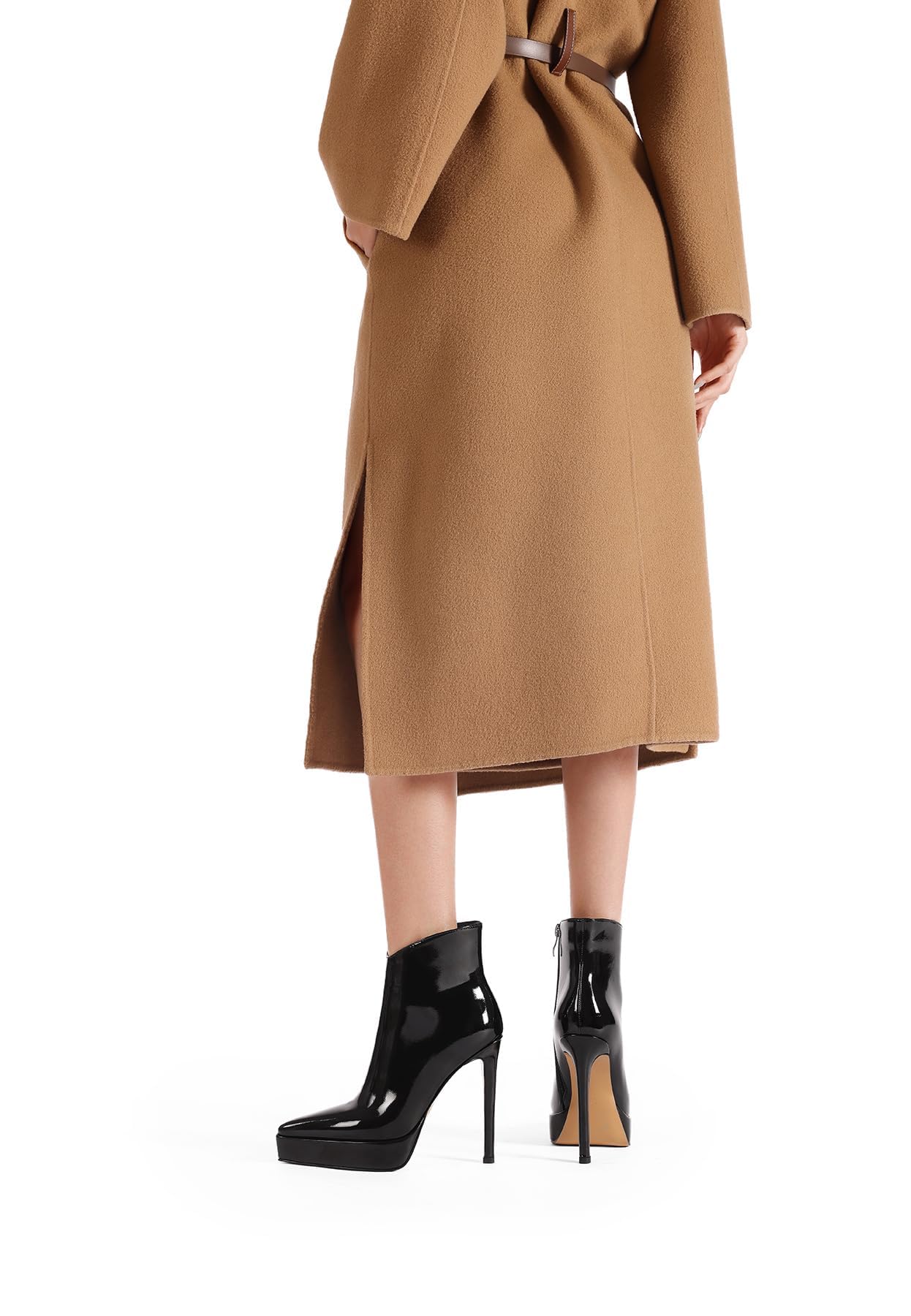 QUEEN HELENA Tronchetti con Tacco a Spillo Stivaletti con Plateau Donna K3998