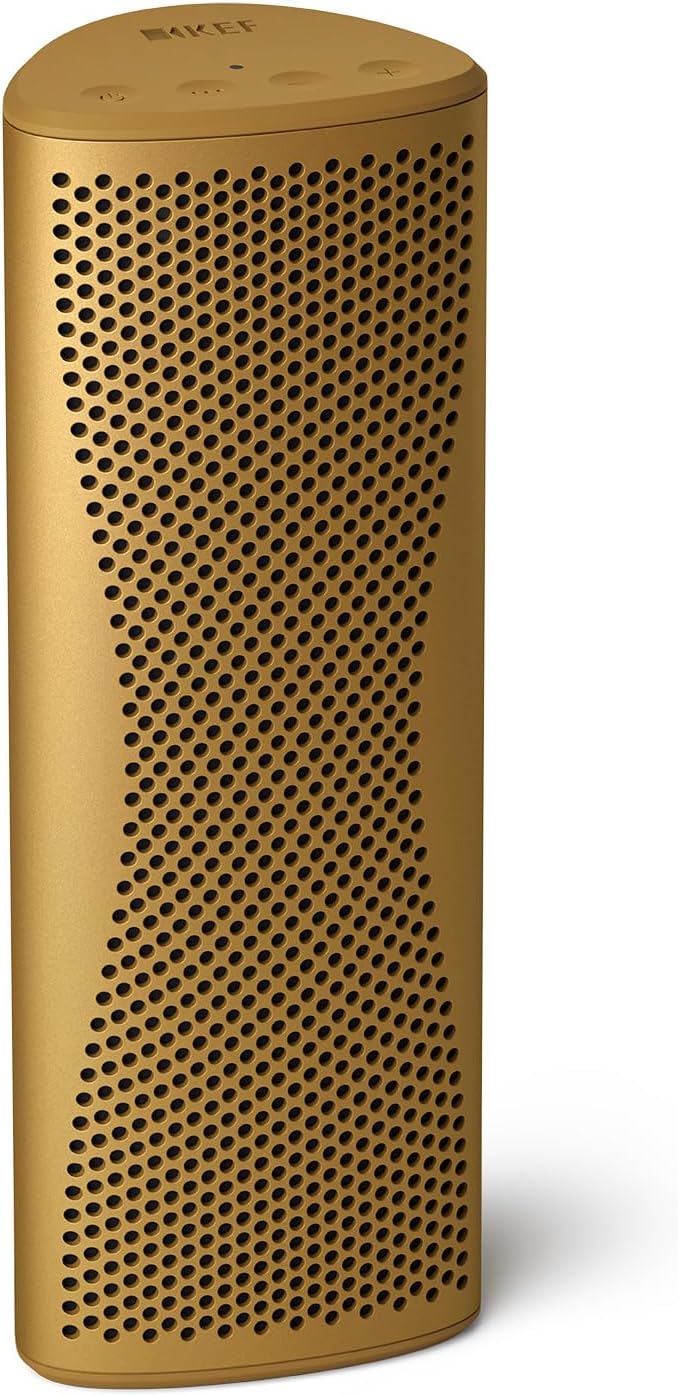 KEF Muo High-Fidelity Portable Speaker (Amber Haze)