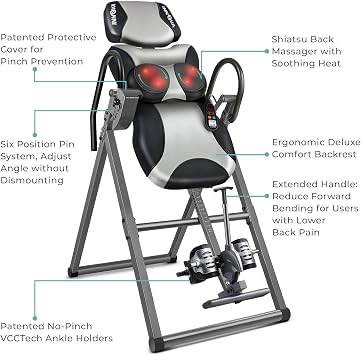 Innova ITM5000 Therapeutic Heat and Shiatsu Massage Inversion Table