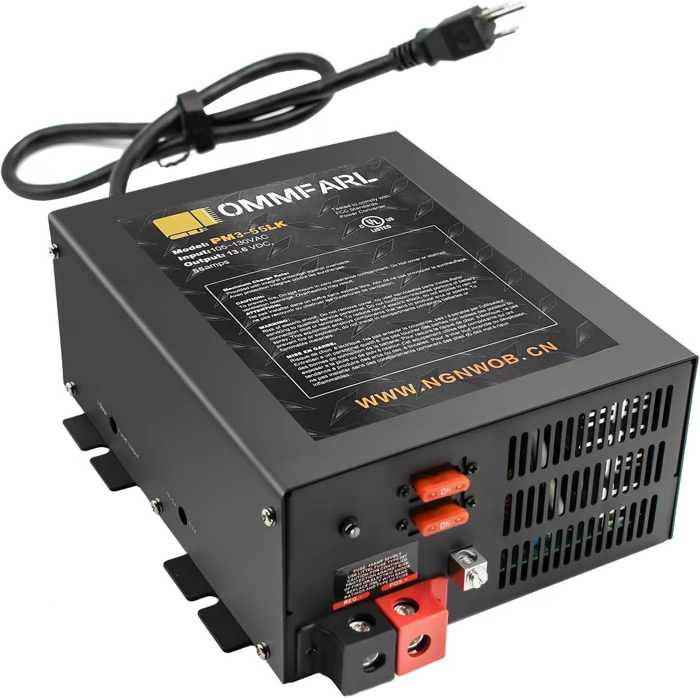 RecPro RV Converter 55 Amp RV Power Converter & Battery