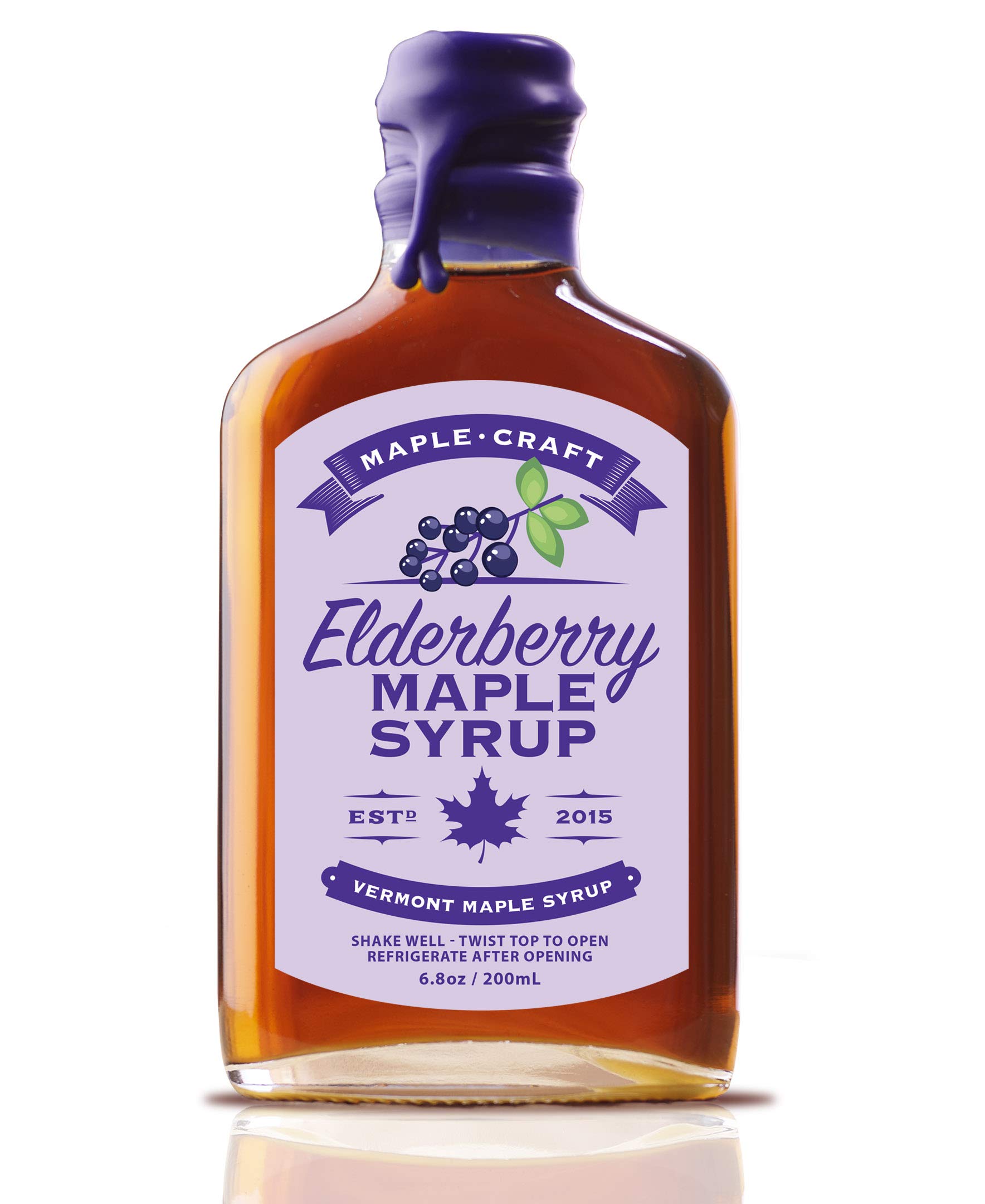 Maple Craft Elderberry Syrup (200ml), Pancakes, Waffles, Cocktails, Flavor Marinades