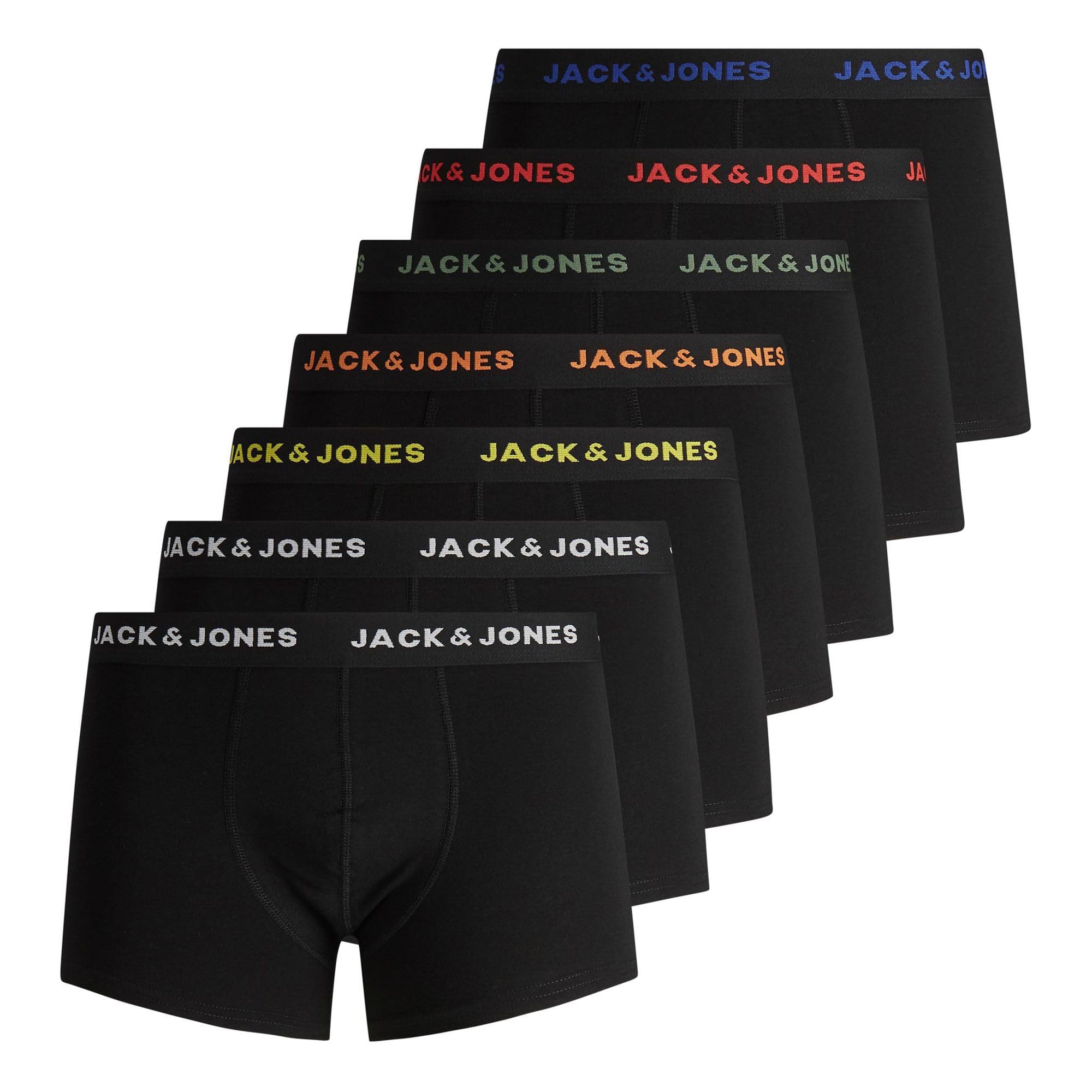 Męskie bokserki Jack & Jones Basic Trunks (7 szt.)