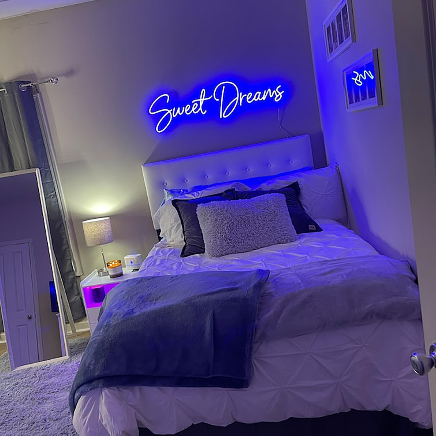 IbayNawi Custom Neon Signs, Personalized Neon Sign for Wall Decor, Neon Sign Customizable for Bedroom, Wedding, Birthday Party (Custom (10" to 60")