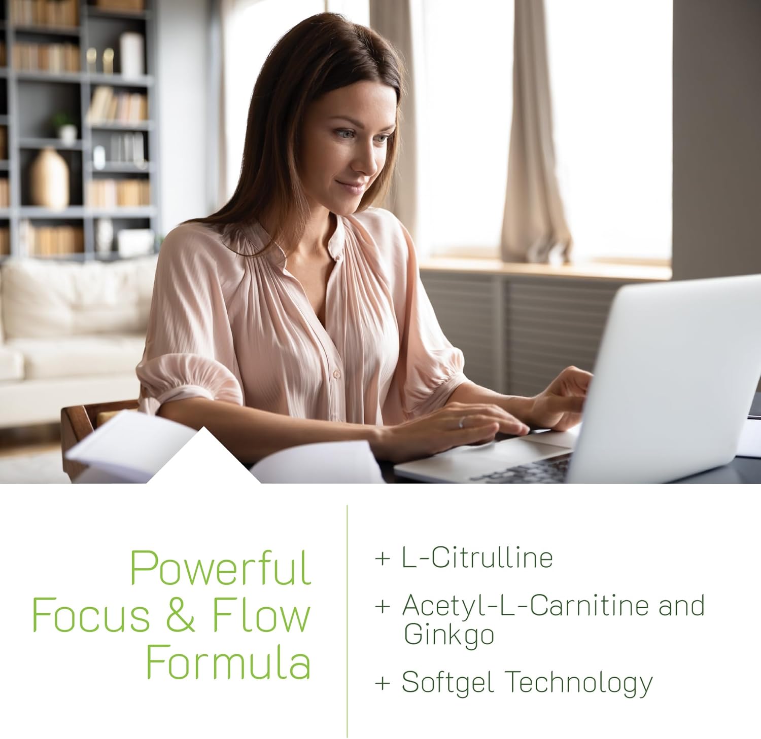 Irwin Naturals Brain Awake RED with Nitric Oxide Booster - 60 Liquid Soft-Gels - 2 Pack - Image 4