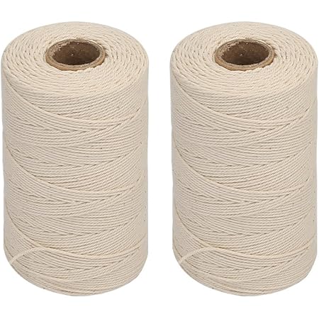 Amazon.com: Vivifying 656 Feet 3Ply Cotton Bakers Twine, Food Safe ...