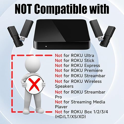 Miniatura 3 de Control remoto de repuesto compatible con TCL RokuHisense RokuOnn RokuInsignia RokuElement RokuWestinghouse Roku TVNo es compatible con Roku