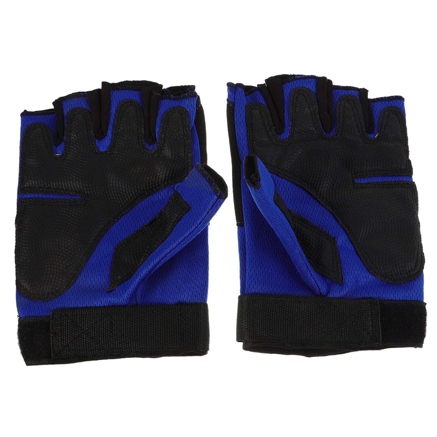 Garneck Men's Half-Finger Gloves for Cycling Outdoor Sports Anti-Slip Gloves Breathable Fabric Snug Fit Adjustable Closure 1 Pair